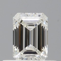 Diament szlif szmaragdowy, 0.5ct, VVS1, H, GIA 2537759792