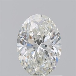 Diament szlif owalny, 1.08ct, SI1, I, GIA 7532737960
