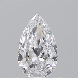 Diament szlif gruszkowy, 0.7ct, SI1, D, GIA 2235748506