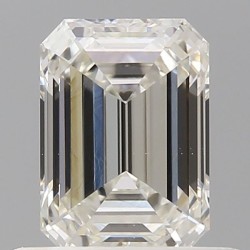 Diament szlif szmaragdowy, 0.7ct, VS2, I, GIA 6521684557