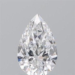 Diament szlif gruszkowy, 0.71ct, SI1, D, GIA 1236748468