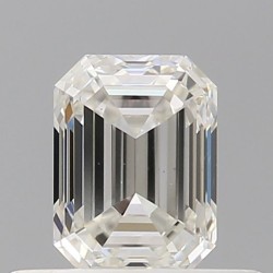 Diament szlif szmaragdowy, 0.5ct, VS1, I, GIA 5533468926