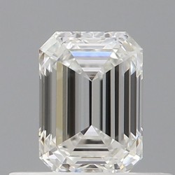 Diament szlif szmaragdowy, 0.5ct, VS1, F, GIA 2527192036