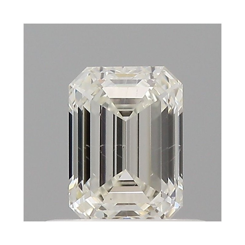 Diament szlif szmaragdowy, 0.5ct, SI2, I, GIA 3535636754