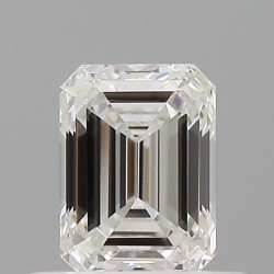 Diament szlif szmaragdowy, 0.5ct, VVS2, G, GIA 2538651000