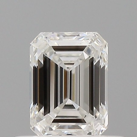 Diament szlif szmaragdowy, 0.5ct, VVS2, G, GIA 2538651000