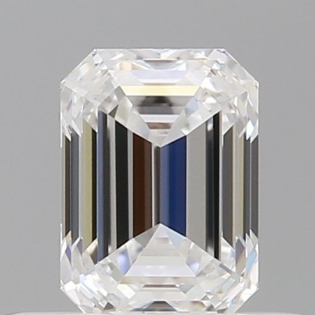 Diament szlif szmaragdowy, 0.5ct, VVS1, D, GIA 2537593586