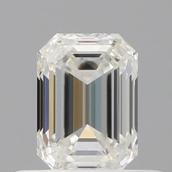 Diament szlif szmaragdowy, 0.5ct, VVS1, H, GIA 2534593638