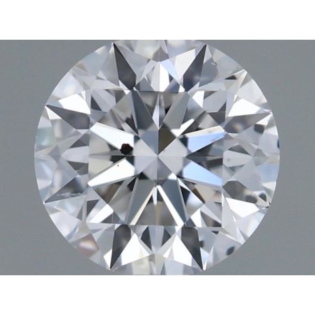 Diament szlif okrągły, 0.6ct, SI2, D, GIA 1435314894