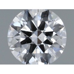 Diament szlif okrągły, 0.6ct, SI2, D, GIA 3515387733