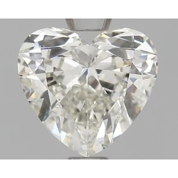 Diament serce, 1ct, SI1, H, HRD 220000192844