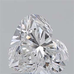 Diament serce, 1.01ct, SI1, F, GIA 7536628160