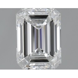Diament szlif szmaragdowy, 0.6ct, VS2, F, GIA 1525009833