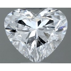 Diament serce, 0.5ct, SI1, D, GIA 7536810576