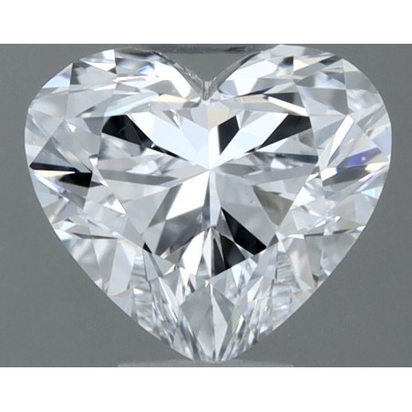 Diament serce, 0.5ct, SI1, D, GIA 7536810576