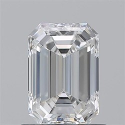 Diament szlif szmaragdowy, 0.9ct, VS1, F, GIA 2536840203