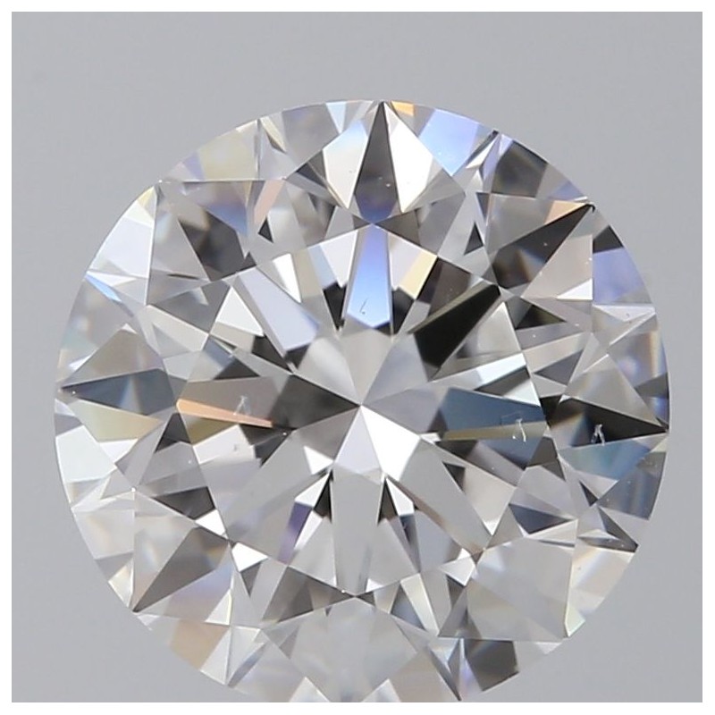 Diament szlif okrągły, 2ct, SI1, D, GIA 6491892350