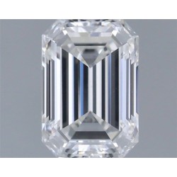 Diament szlif szmaragdowy, 0.42ct, VS2, F, GIA 7528630457