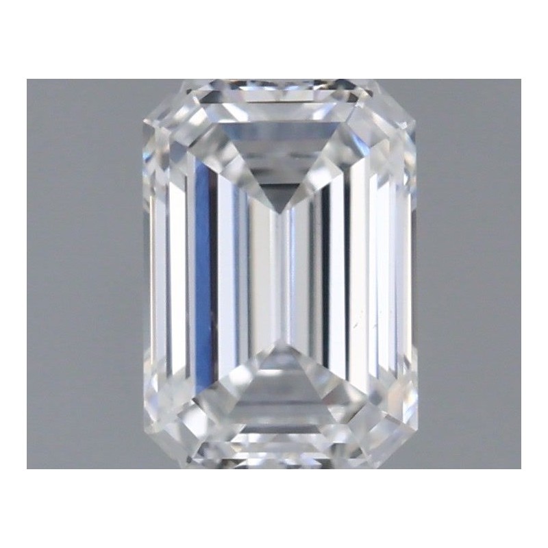 Diament szlif szmaragdowy, 0.4ct, SI1, F, GIA 7521253345 Diament szlif szmaragdowy, 0.4ct, SI1, F, GIA 7521253345