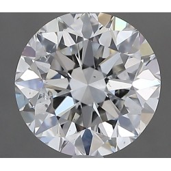 Diament szlif okrągły, 1ct, SI2, G, IGI 720564953
