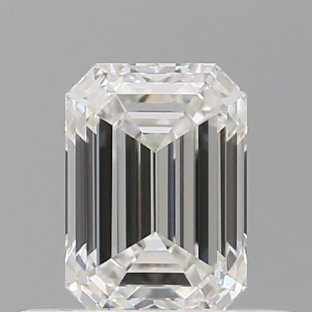 Diament szlif szmaragdowy, 0.5ct, VVS2, G, GIA 2534596005