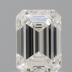 Diament szlif szmaragdowy, 0.5ct, VVS1, H, GIA 7523371001