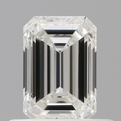Diament szlif szmaragdowy, 0.5ct, VVS1, G, GIA 7532595201