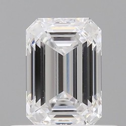 Diament szlif szmaragdowy, 0.5ct, VVS1, D, GIA 5533135793