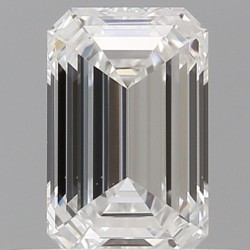 Diament szlif szmaragdowy, 0.59ct, VS2, E, GIA 7526978659