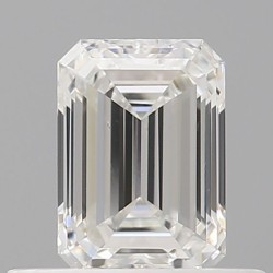 Diament szlif szmaragdowy, 0.5ct, SI1, F, GIA 2534215062