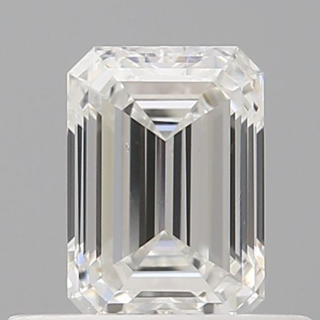 Diament szlif szmaragdowy, 0.5ct, SI1, F, GIA 2534215062