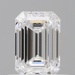 Diament szlif szmaragdowy, 0.5ct, VS2, D, GIA 6532135480