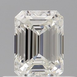 Diament szlif szmaragdowy, 0.5ct, VVS1, H, GIA 6501756290