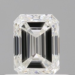 Diament szlif szmaragdowy, 0.5ct, VVS2, G, GIA 6522516400