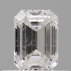 Diament szlif szmaragdowy, 0.5ct, SI2, E, GIA 2517454178