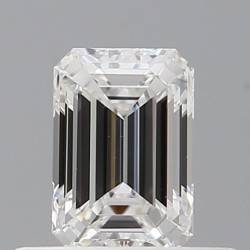 Diament szlif szmaragdowy, 0.5ct, VVS2, E, GIA 7536592940