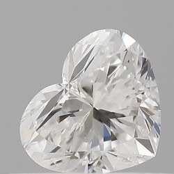Diament serce, 0.5ct, VVS1, F, GIA 7521021281