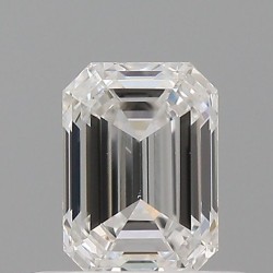 Diament szlif szmaragdowy, 0.51ct, VS1, E, GIA 7531333682