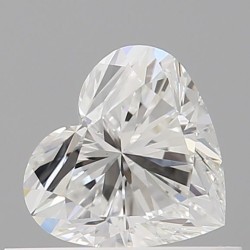 Diament serce, 0.5ct, VS1, F, GIA 7516798425