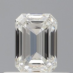 Diament szlif szmaragdowy, 0.5ct, VS1, H, GIA 2527977647