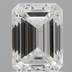 Diament szlif szmaragdowy, 1ct, VS1, E, GIA 7526993958