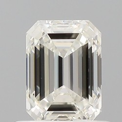 Diament szlif szmaragdowy, 0.7ct, VVS2, H, GIA 7536744470