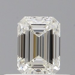 Diament szlif szmaragdowy, 0.5ct, VS1, H, GIA 2537648317