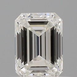 Diament szlif szmaragdowy, 0.5ct, VVS1, H, GIA 2526012430