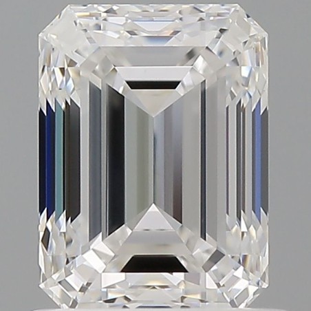 Diament szlif szmaragdowy, 1ct, VVS1, E, GIA 7521700902