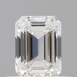 Diament szlif szmaragdowy, 0.5ct, VVS1, E, GIA 6532126279