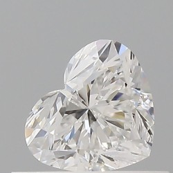 Diament serce, 0.5ct, VVS1, F, GIA 2536641491
