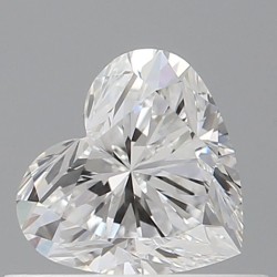 Diament serce, 0.51ct, VVS1, D, GIA 6532125929