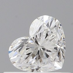 Diament serce, 0.5ct, VVS2, E, GIA 1537521407