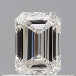Diament szlif szmaragdowy, 0.5ct, VS1, H, GIA 2536251165